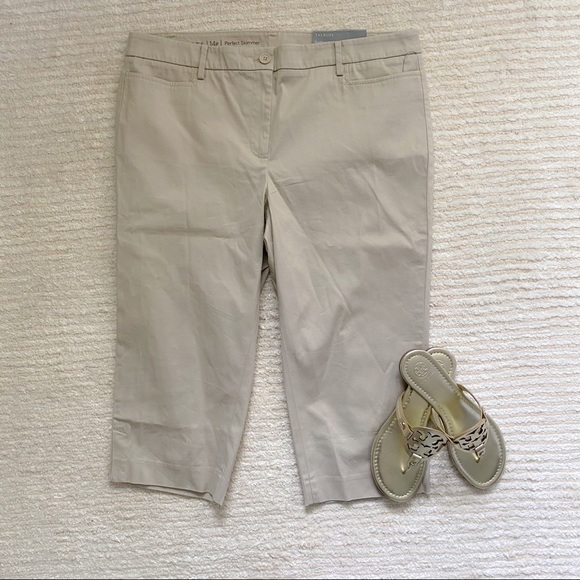 NWT Talbots Perfect Skimmer pedal pushers - Picture 2 of 15